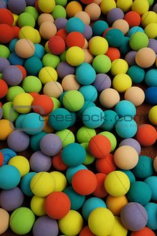 many toy balls