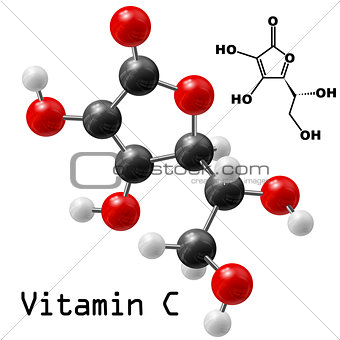 vitamin C molecule