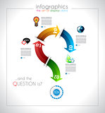 Infographic design - original geometrics