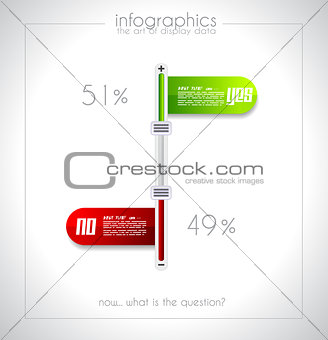Infographic design - original paper tag