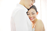 Asian Chinese wedding couple