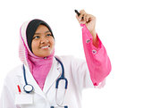 Southeast Asian Muslim medical student