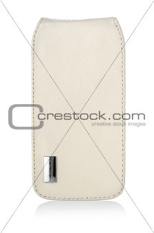 Beige case for mobile phone