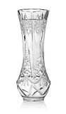 Glass vase isolated