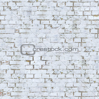 White Brick Wall Texture.