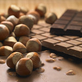 chocolate bars with hazelnuts
