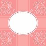Pink invitation card