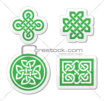 Celtic knots patterns - vector