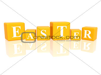 Easter in 3d cubes