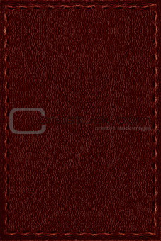 red leather background