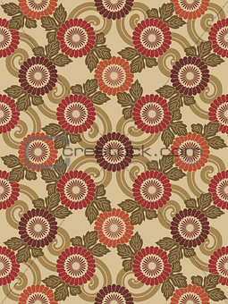 Japanese seamless pattern background