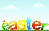 Easter on grass