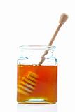 Drizzler inside of honey jar
