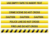 Police line tapes
