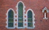 Vintage Arched Church Windows