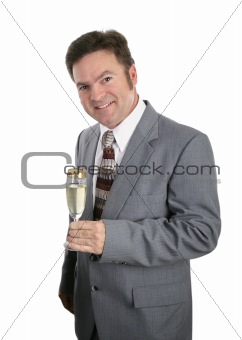 Businessman Celebrating