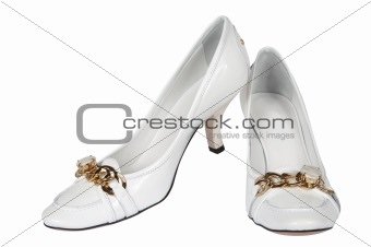 White female shoes