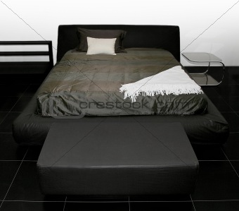 Black bed