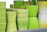 Green pots