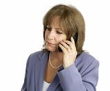 Businesswoman on Cellphone - Listening
