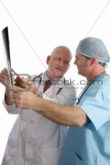 Doctors Consulting on Xray