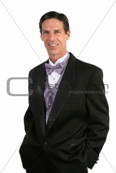 Handsome Man In Tuxedo