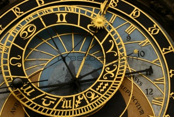 Prague's Astronomical Clock in Old Town Square