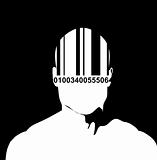 Barcode And Man