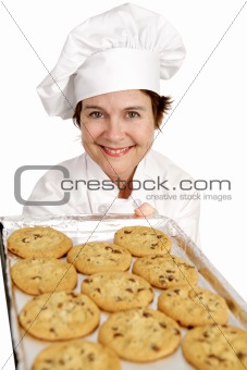 Chef Baking Cookies