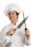 Competent Chef with Knife