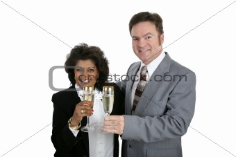 Couple with Champagne