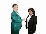 Female Business Team - Handshake