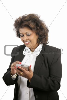 Indian Businesswoman With PDA
