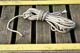 Mooring rope on the pier