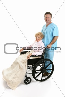 Disabled Senior & Nurse Profile