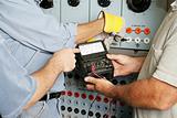 Electrical Team Testing Voltage