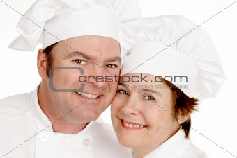 Two Chefs Portrait