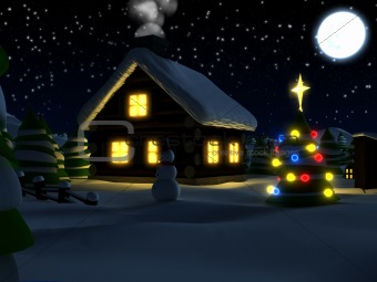 christmascard/winterscene