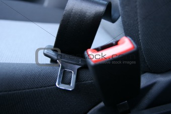 Not fastened car seat belt