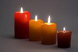 flaming candles