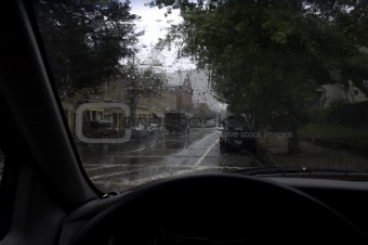 Rainy day in Providence