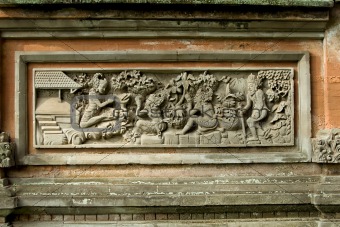 balinese bas relief decoration