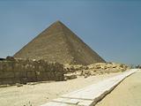 Antient road near Pyramid of Giza