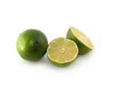 One lime and two halves