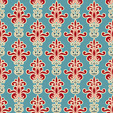 Vector Seamless Floral Wallpaper Pattern