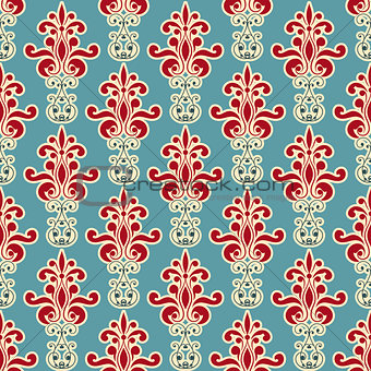 Vector Seamless Floral Wallpaper Pattern