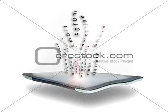 Tablet computer social networking