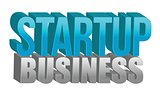 Startup business text