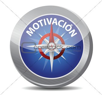 motivation Glossy Compass in Spanish