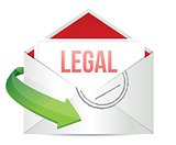 legal Concept representing email